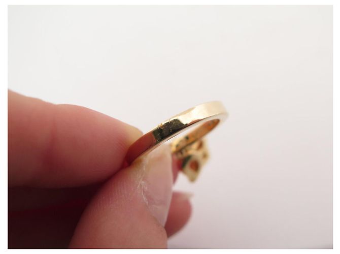 ANELLO PIAGET MAGIC GARDEN 53 DIAMANTI 0.12CT ORO GIALLO 18K 7.95GR GOLD RING D'oro - vista 14