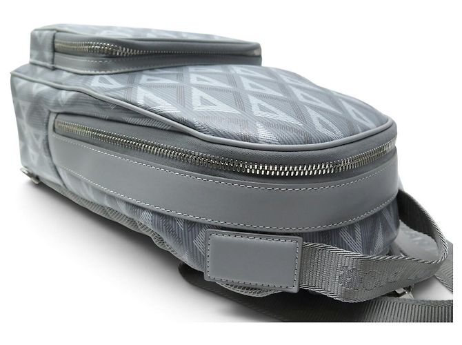 Christian Dior NEU DIOR MINI RIDER GÜRTELTASCHE DIAMOND GRAU CANVAS RUCKSACK GREY BAGPACK - Ansicht 4