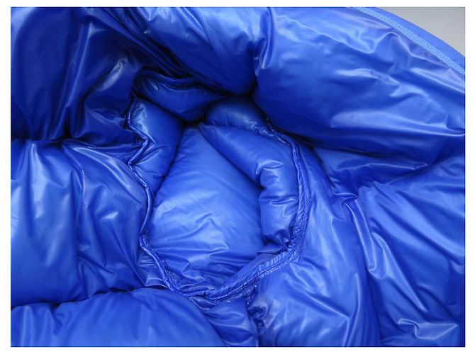 NUEVO MONCLER LAMENTIN DOWN JACKET CHAQUETA CON CAPUCHA T0 36 S ABRIGO AZUL JACKET - vista 13