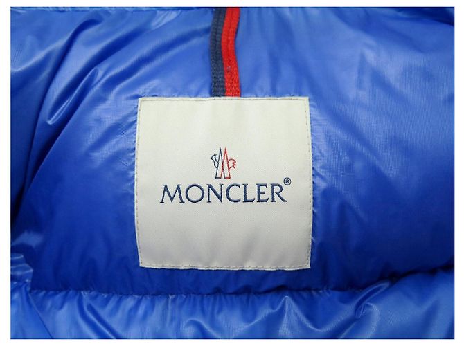 NUEVO MONCLER LAMENTIN DOWN JACKET CHAQUETA CON CAPUCHA T0 36 S ABRIGO AZUL JACKET - vista 5