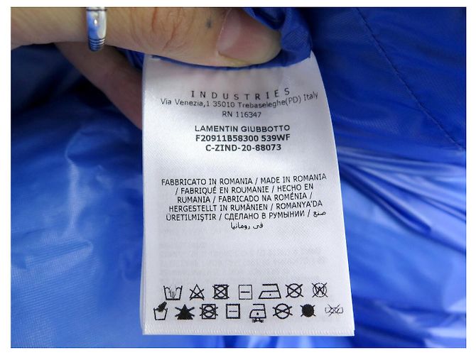 NUEVO MONCLER LAMENTIN DOWN JACKET CHAQUETA CON CAPUCHA T0 36 S ABRIGO AZUL JACKET - vista 8