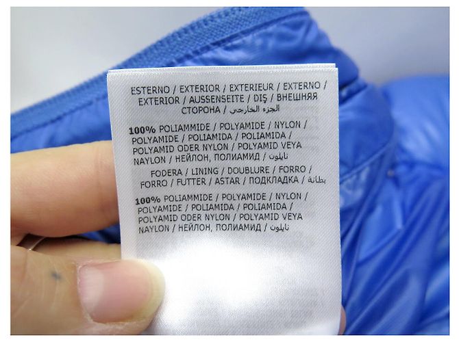 NUEVO MONCLER LAMENTIN DOWN JACKET CHAQUETA CON CAPUCHA T0 36 S ABRIGO AZUL JACKET - vista 9
