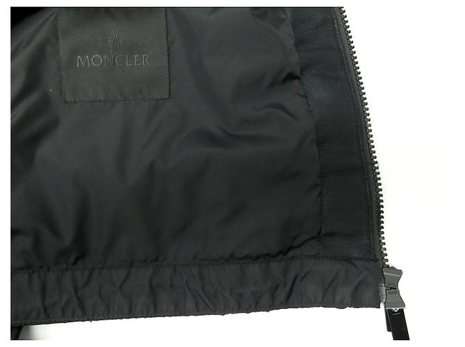 GIACCA MONCLER JUNICHI IMPERMEABILE CON CAPPUCCIO ANTIVENTO T1 38 M BLOUSON JACKET Nero - vista 12