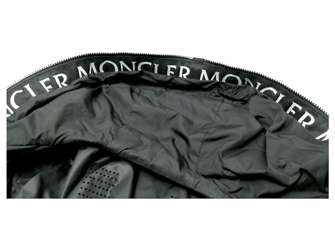 GIACCA MONCLER JUNICHI IMPERMEABILE CON CAPPUCCIO ANTIVENTO T1 38 M BLOUSON JACKET Nero - vista 18