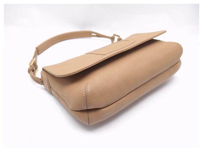 NUOVA BORSA A MANO DELVAUX LE LOUISE PIN PELLE CAMEL A TRACCOLLA Cammello - vista 2