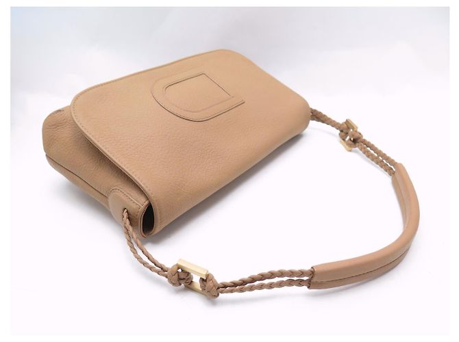 NUOVA BORSA A MANO DELVAUX LE LOUISE PIN PELLE CAMEL A TRACCOLLA Cammello - vista 3