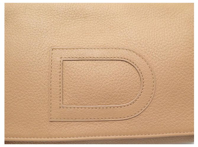 NUOVA BORSA A MANO DELVAUX LE LOUISE PIN PELLE CAMEL A TRACCOLLA Cammello - vista 5