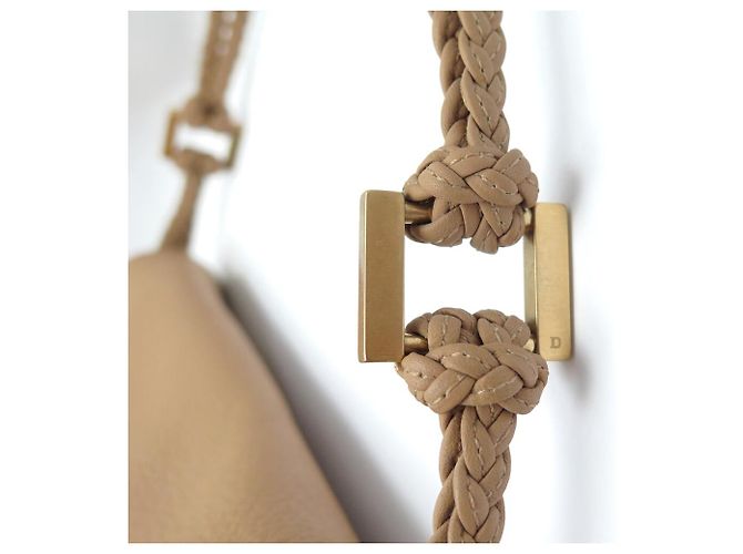 NUOVA BORSA A MANO DELVAUX LE LOUISE PIN PELLE CAMEL A TRACCOLLA Cammello - vista 6