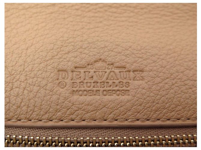 NUOVA BORSA A MANO DELVAUX LE LOUISE PIN PELLE CAMEL A TRACCOLLA Cammello - vista 8