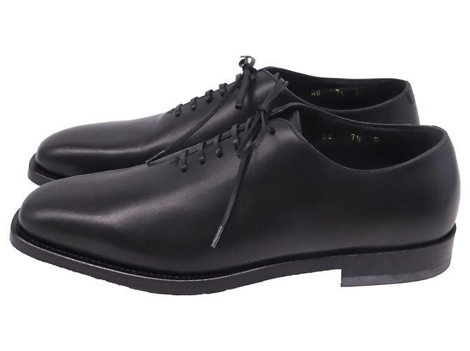 Salvatore Ferragamo Sapatos Oxford de atacadores Ferragamo Angiolo em pele preta Preto - vista 4