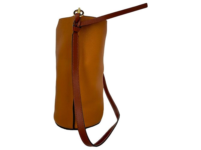 Loewe Gate Bucket Bag aus Camel-Leder Gelb Kamel - Ansicht 12