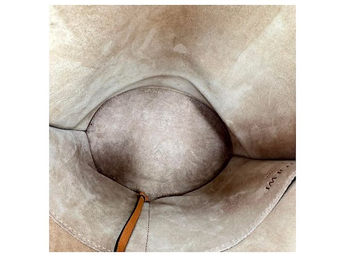 Loewe Gate Bucket Bag aus Camel-Leder Gelb Kamel - Ansicht 5