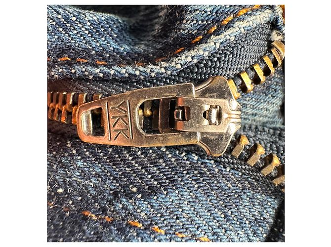 Jeans a gamba larga Anine Bing Briley in cotone blu - vista 4