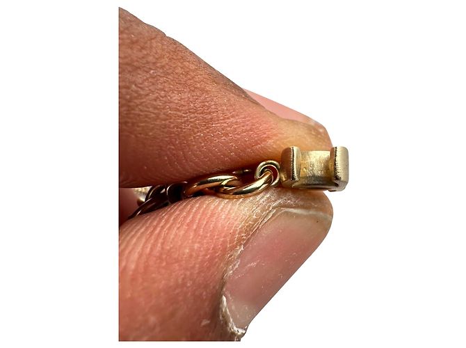 Timeless Bracciale Chanel CC Camelia a doppio giro in metallo dorato D'oro - vista 10