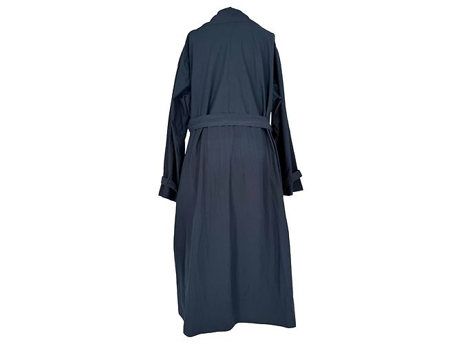 Trench con cintura Jil Sander in cotone blu navy - vista 6