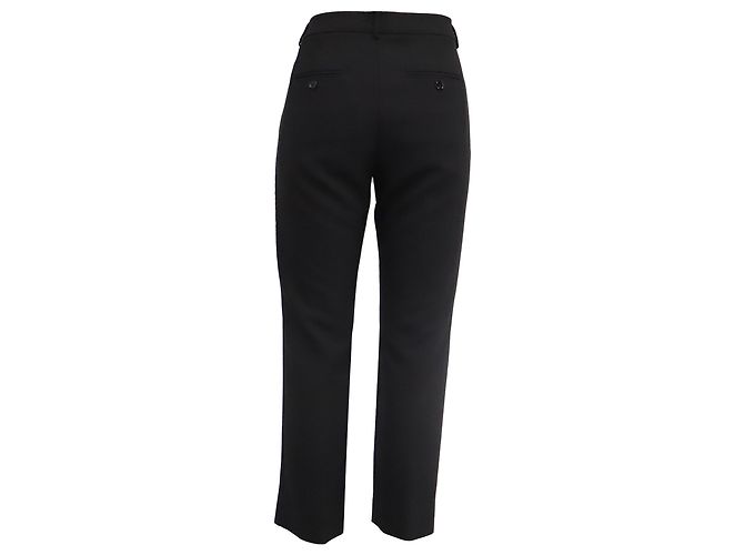Max Mara Weeken Cropped-Hose aus schwarzem Polyester - Ansicht 3