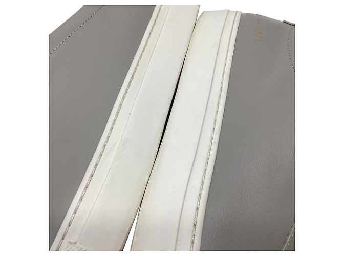 Autre Marque Baskets Common Projects Achilles Low-Top en cuir gris - vue 8