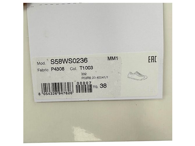 Maison Martin Margiela Sneakers Featherlight Maison Margiela in pelle bianca Bianco Crudo - vista 13
