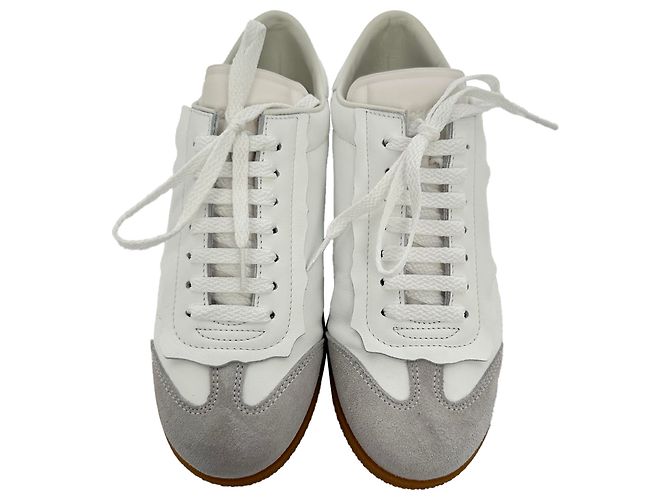 Maison Martin Margiela Sneakers Featherlight Maison Margiela in pelle bianca Bianco Crudo - vista 17