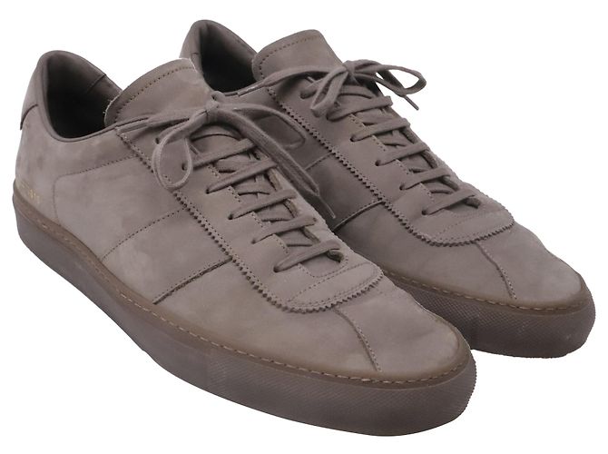 Autre Marque  Common Projects Tennis Low-Top Sneakers in Grey Leather - view 4