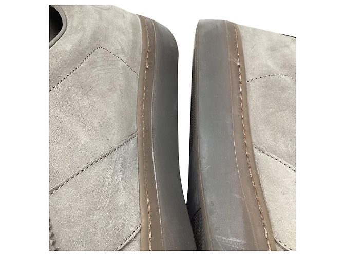 Autre Marque  Common Projects Tennis Low-Top Sneakers in Grey Leather - view 8