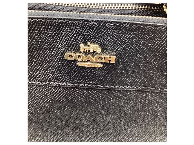 Coach Mini Brooke Carryall aus schwarzem Leder - Ansicht 12
