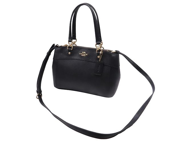 Coach Mini Brooke Carryall aus schwarzem Leder - Ansicht 2
