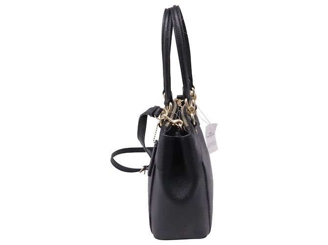 Coach Mini Brooke Carryall aus schwarzem Leder - Ansicht 3