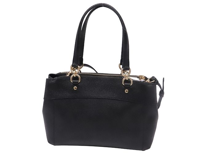 Coach Mini Brooke Carryall aus schwarzem Leder - Ansicht 4