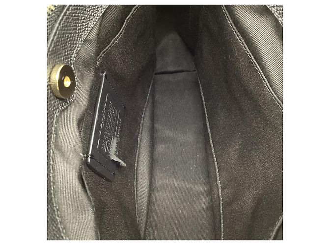 Coach Mini Brooke Carryall aus schwarzem Leder - Ansicht 9