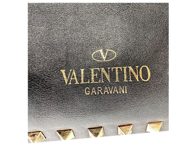 Valentino Garavani Rockstud Tote Bag Medium aus schwarzem Leder - Ansicht 11