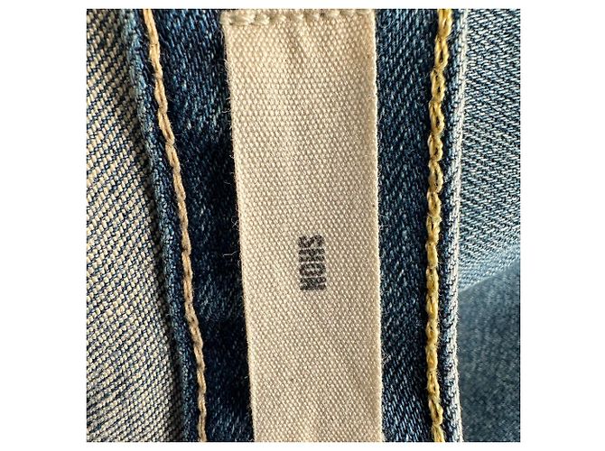 Vaqueros Barrel Shon Nili Lotan en algodón azul - vista 6