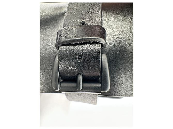 Ann Demeulemeester Belted Ankle Wrap Sandals in Black Leather - view 22