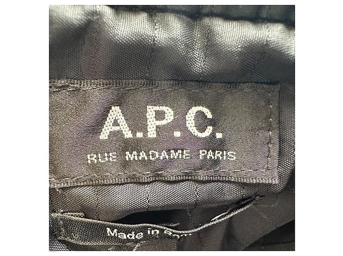 Apc Giacca Letterman A.P.C. Copper con zip in lana blu navy - vista 9