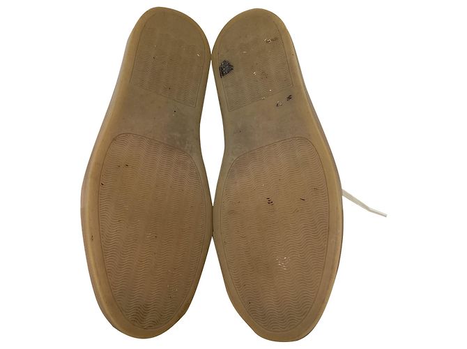 Autre Marque Sneakers basse Tennis Common Project in pelle bianca Bianco - vista 12