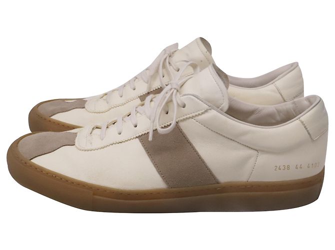 Autre Marque Sneakers basse Tennis Common Project in pelle bianca Bianco - vista 4