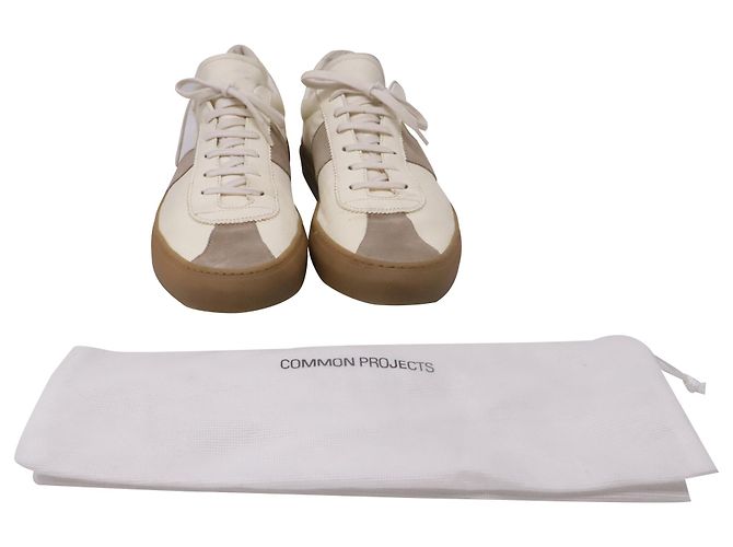 Autre Marque Sneakers basse Tennis Common Project in pelle bianca Bianco - vista 6