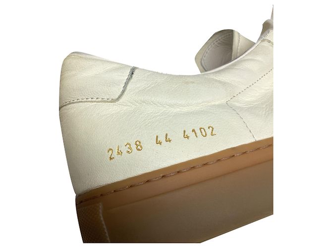 Autre Marque Sneakers basse Tennis Common Project in pelle bianca Bianco - vista 8