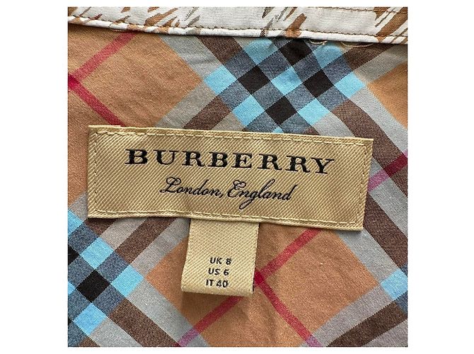 Burberry Scribbled Langarmshirt aus mehrfarbiger Baumwolle Mehrfarben - Ansicht 5