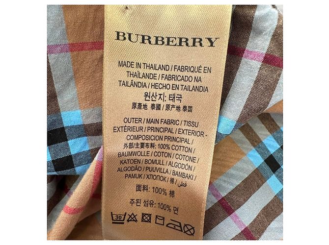 Burberry Scribbled Langarmshirt aus mehrfarbiger Baumwolle Mehrfarben - Ansicht 6