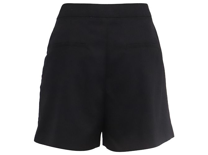 Mini Shorts Max Mara em lã preta Preto - vista 3