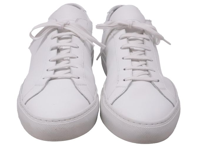 Autre Marque Sneakers Common Projects Achilles Low-Top in pelle bianca Bianco - vista 2