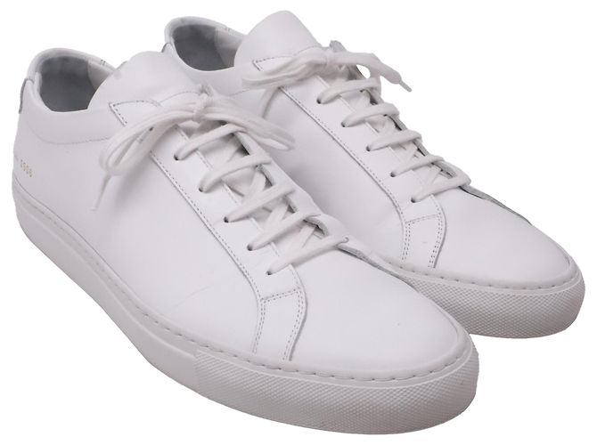 Autre Marque Sneakers Common Projects Achilles Low-Top in pelle bianca Bianco - vista 3
