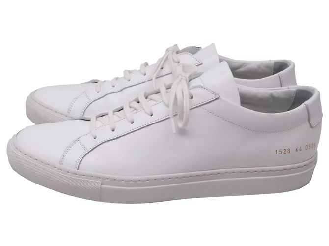 Autre Marque Sneakers Common Projects Achilles Low-Top in pelle bianca Bianco - vista 4