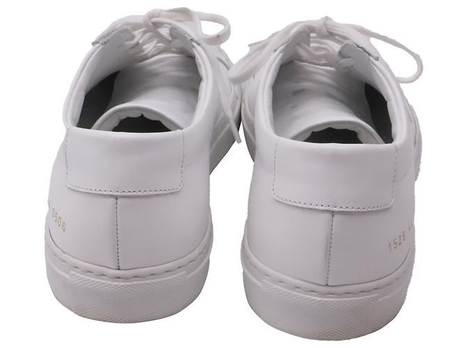 Autre Marque Sneakers Common Projects Achilles Low-Top in pelle bianca Bianco - vista 5