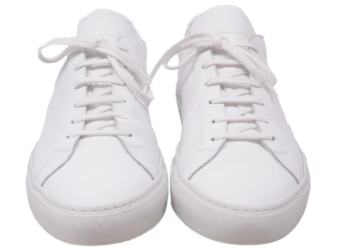 Autre Marque Sneakers Common Projects Achilles Low-Top in pelle bianca Bianco - vista 6
