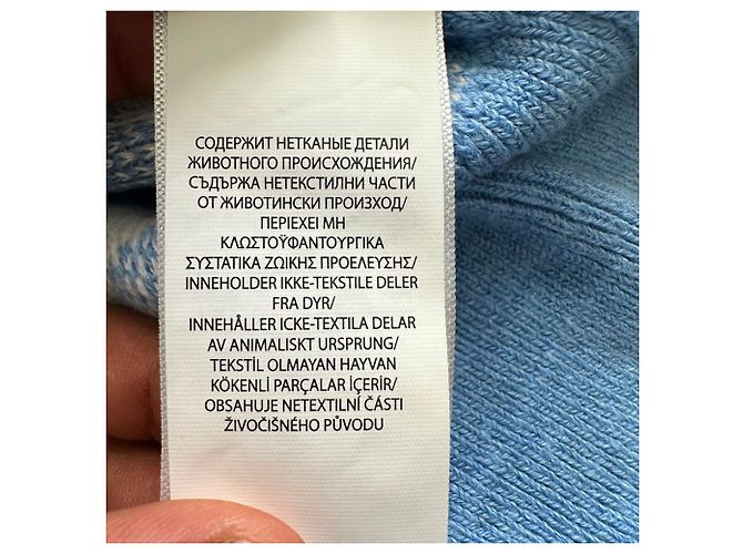 Polo Ralph Lauren Kurzarm-Cardigan aus blauem Leinen im Gingham-Karo Hellblau - Ansicht 8