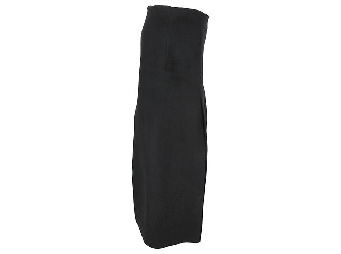 Falda Maxi Recta con Aberturas en Lana Negra Proenza Schouler Negro - vista 4
