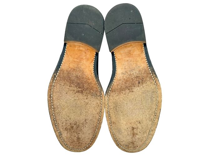 Mocassini Penny Tod's in pelle blu navy - vista 8