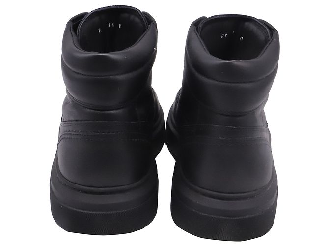 Sneaker alte Cassina Salvatore Ferragamo in pelle nera Nero - vista 5